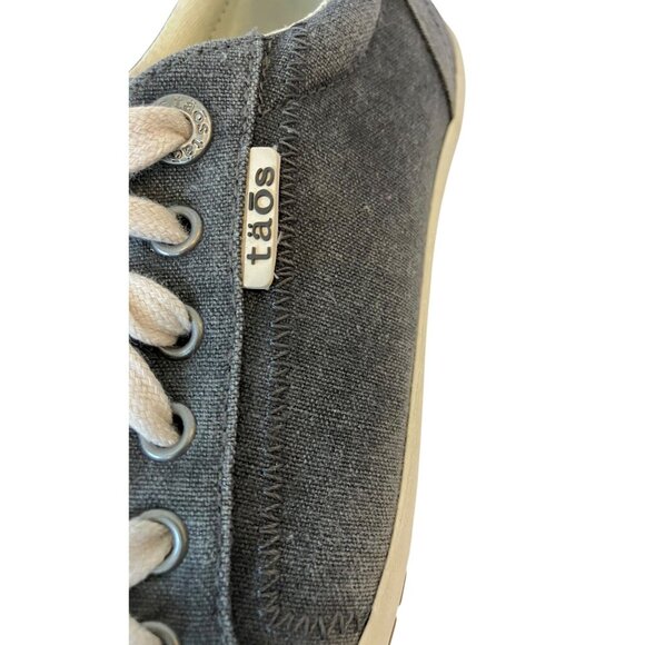 Taos Star Canvas Women's Gray Wash Arch Support Orthotic Comfort Sneakers Sz 7.5 - Picture 13 of 16